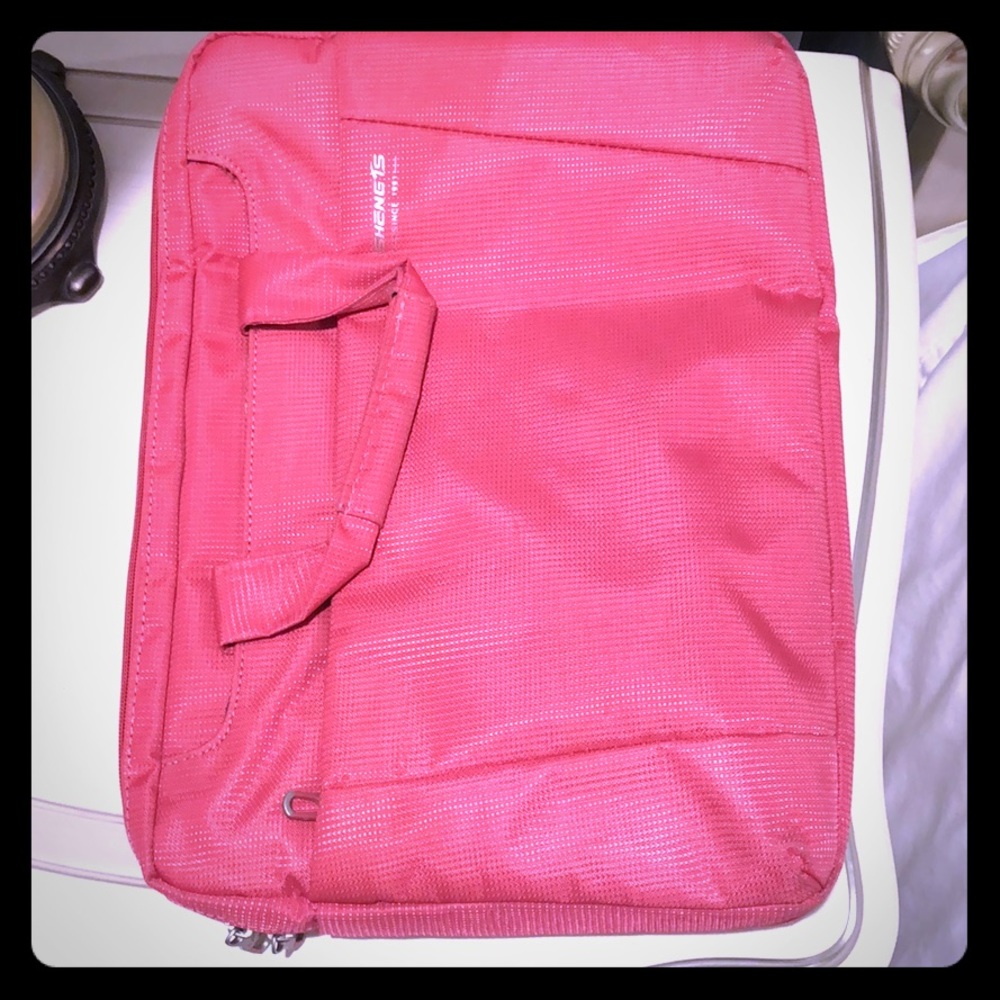 Pink bag 💼 with strip/ computer bag